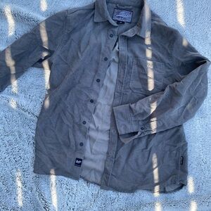 Brooklyn Cloth Gray Corduroy Shirt